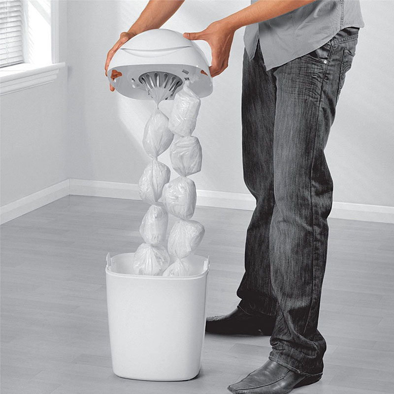 TOMMEE TIPPIE Sangenic Tec Nappy Disposal Tub - Raindrop Blue - Image 7