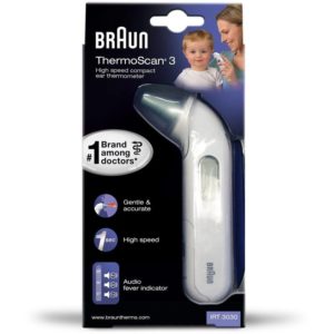 [CLEARANCE] BRAUN ThermoScan 3 Infrared Ear Thermometer IRT3030