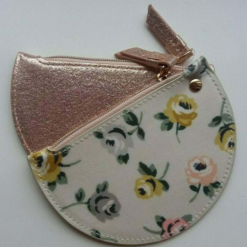 CATH KIDSTON Double Half Moon Purse Solid - Rose Gold - Image 2
