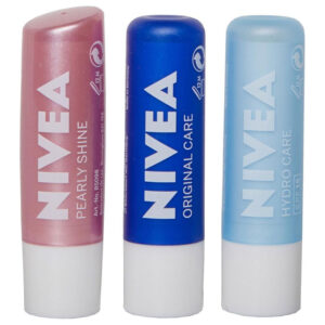 NIVEA Womens Lip Treats Three Piece Gift Set Multi