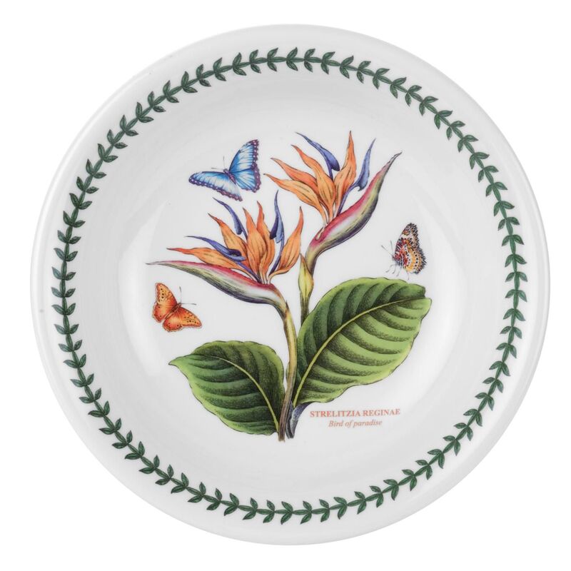 PORTMEIRION Exotic Botanic Garden Seconds Single 8 Inch Low Pasta Bowl No Guarantee of Flower Design