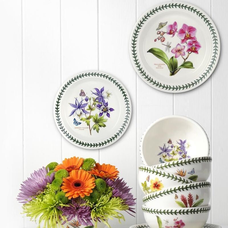 PORTMEIRION Exotic Botanic Garden Seconds Single 8 Inch Low Pasta Bowl No Guarantee of Flower Design - Image 2