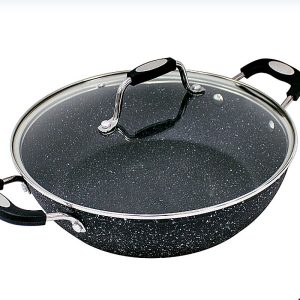SCOVILLE Non-Stick Shallow Casserole Dish with Glass Lid 28cm
