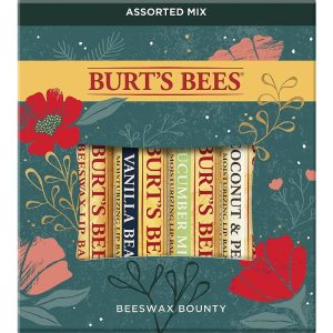 BURT’S BEES Bounty Assorted Mix Lip Balm Gift Set, 4 Lip Balms, Multi