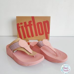 FITFLOP WALKSTAR Finestripe Toe-Post Sandals Corralina Mix UK 5 / EU 38