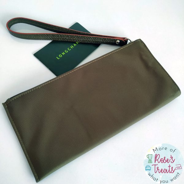 LONGCHAMP Le Pliage Club Pouch Wristlet - Green Khaki - Image 3