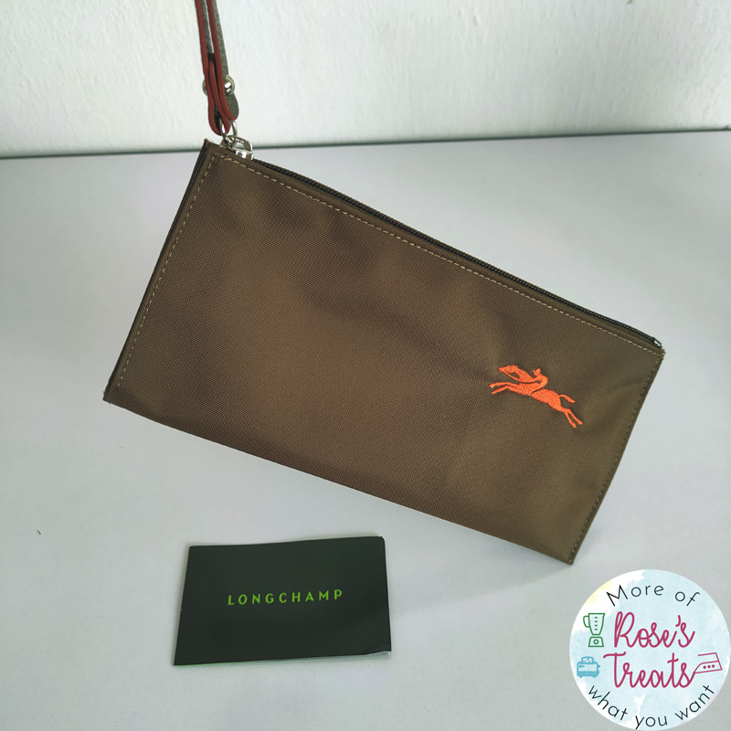 LONGCHAMP Le Pliage Club Pouch Wristlet - Green Khaki - Image 5