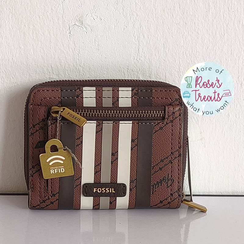 FOSSIL Logan RFID Multifunction Womens Wallet SL6512199 - BROWN/BLACK - Image 5