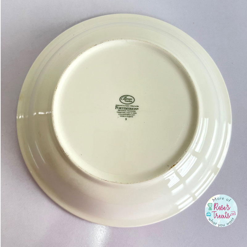PORTMEIRION Botanic Garden Seconds 10 Inch Low Pasta Bowl - Sweet Pea - Image 4