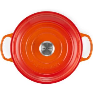 LE CREUSET Signature Cast Iron Buffet Shallow Casserole Dish 26 cm – Volcanic