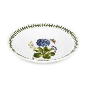 [Set of 3 pcs] PORTMEIRION Seconds Botanic Garden Soup Plate – Convolvulus, Blue primrose, Cyclamen repandum