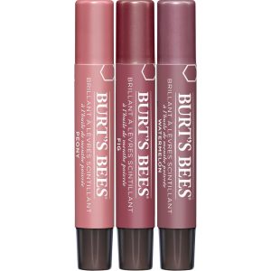 BURT’S BEES Gift Set 3 Lip Shimmers (Peony, Watermelon and Fig Shades)