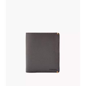 FOSSIL Joshua Vegan Cactus Bifold Wallet ML4478B109 – Lead Grey